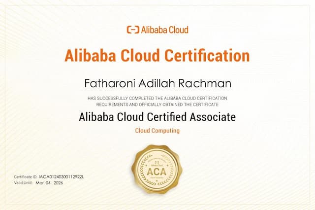 ACA Cloud Computing Certification (Alibaba)